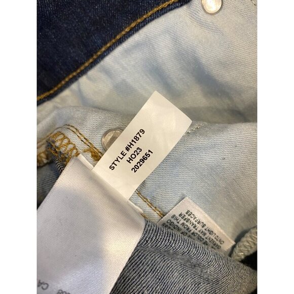 J. Crew 9" Mid-rise Toothpick Jean Classic Rinse Dark Wash Skinny Leg Size 33 - Picture 9 of 9